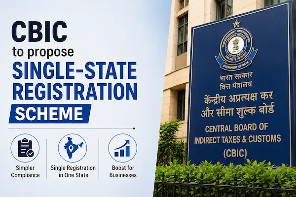CBIC to Propose Single State GST Registration Scheme for Small E Commerce Sellers