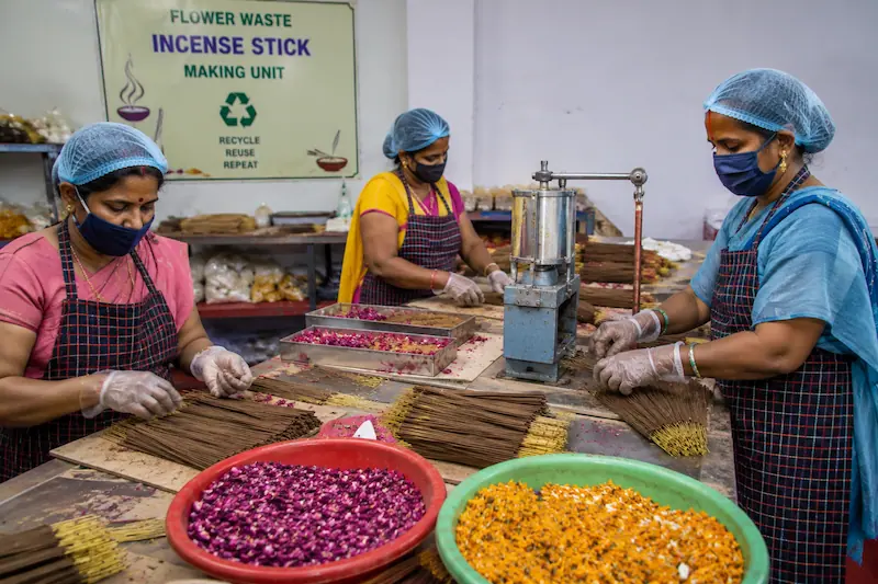 Flower Waste Incense Stick Business
